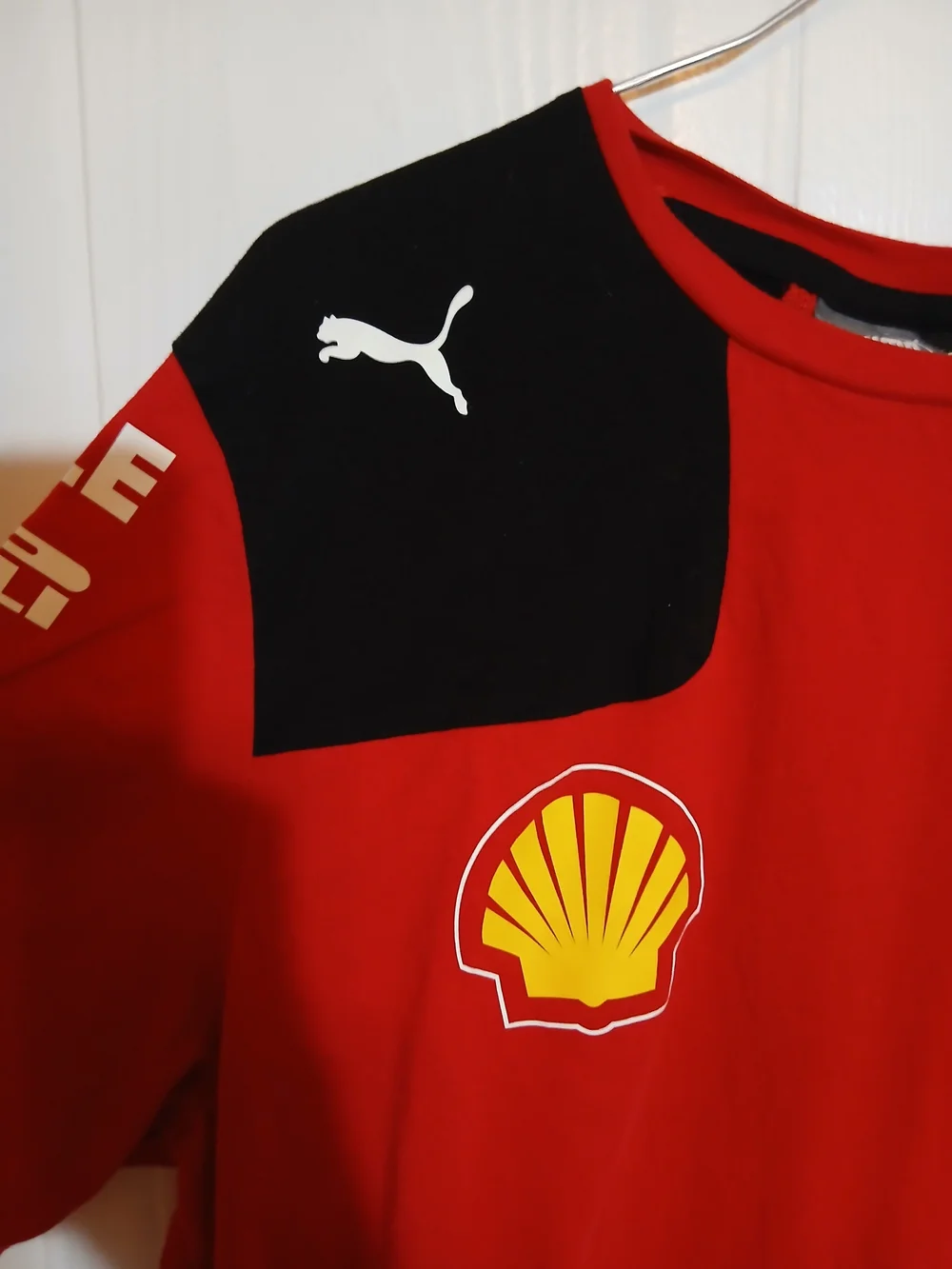 Puma Red and Black Ferrari Team Short Sleeve Shirt - Picture 5 of 10